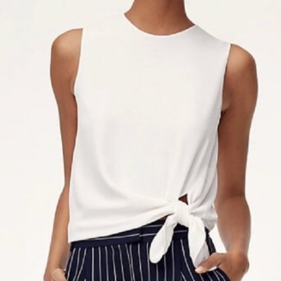 Babaton Tops - Aritzia White Babaton work tank size M